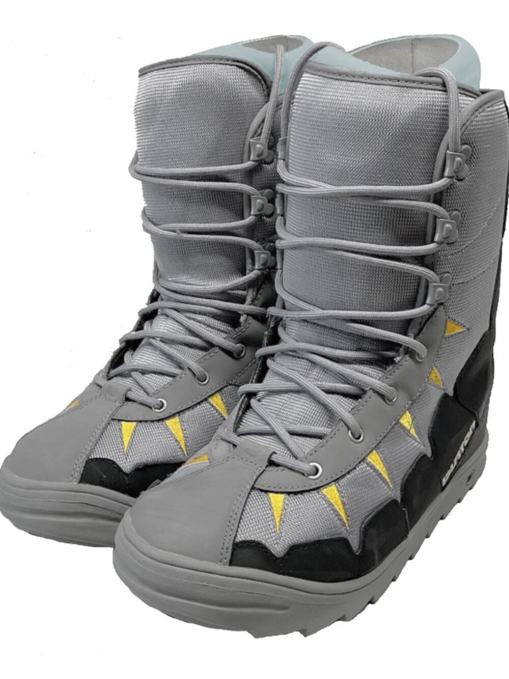 NEW Burton Moto Snowboard Boots!  US 8 UK  Euro 41  Gray Black Traditional Lace